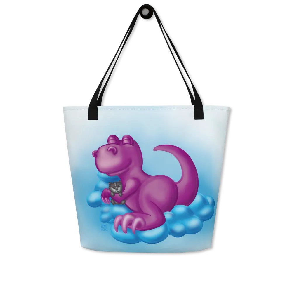 Sleepy Dino Tote product image (4)