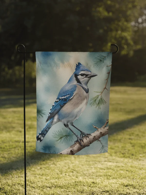 Blue Jay Garden Flag product image (1)
