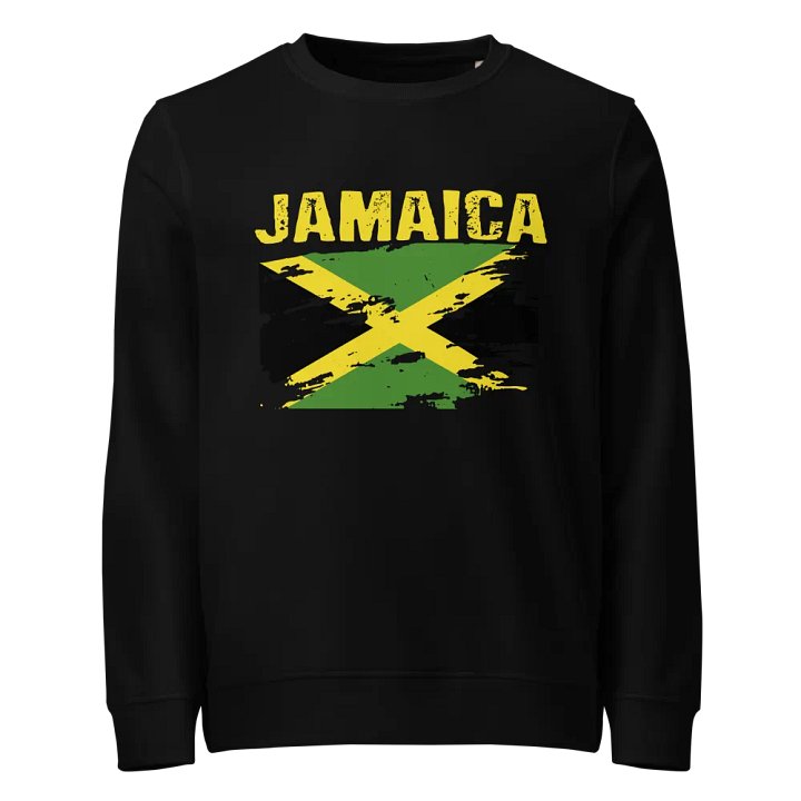 Jamaica Vibes Unisex Organic Sweatshirt by CultuRep product image (1)