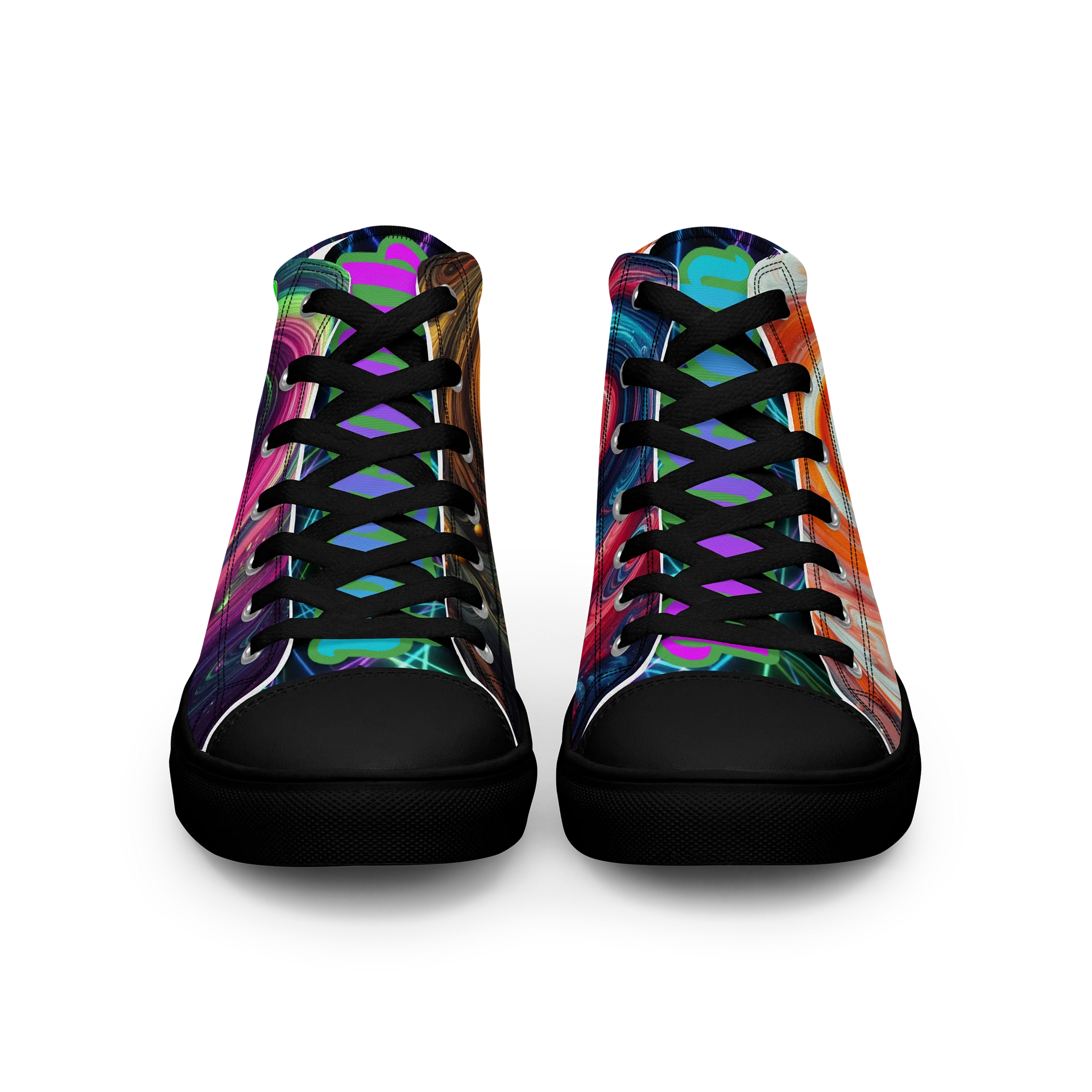 Women's "Cosmic Anarchy" Premium High-Top Sneakers product image (3)