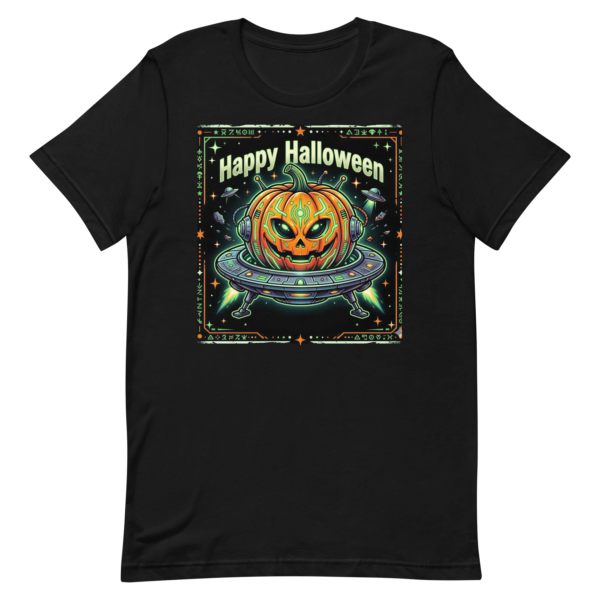 Women's Happy Halloween Pumpkin Tshirt product image (2)