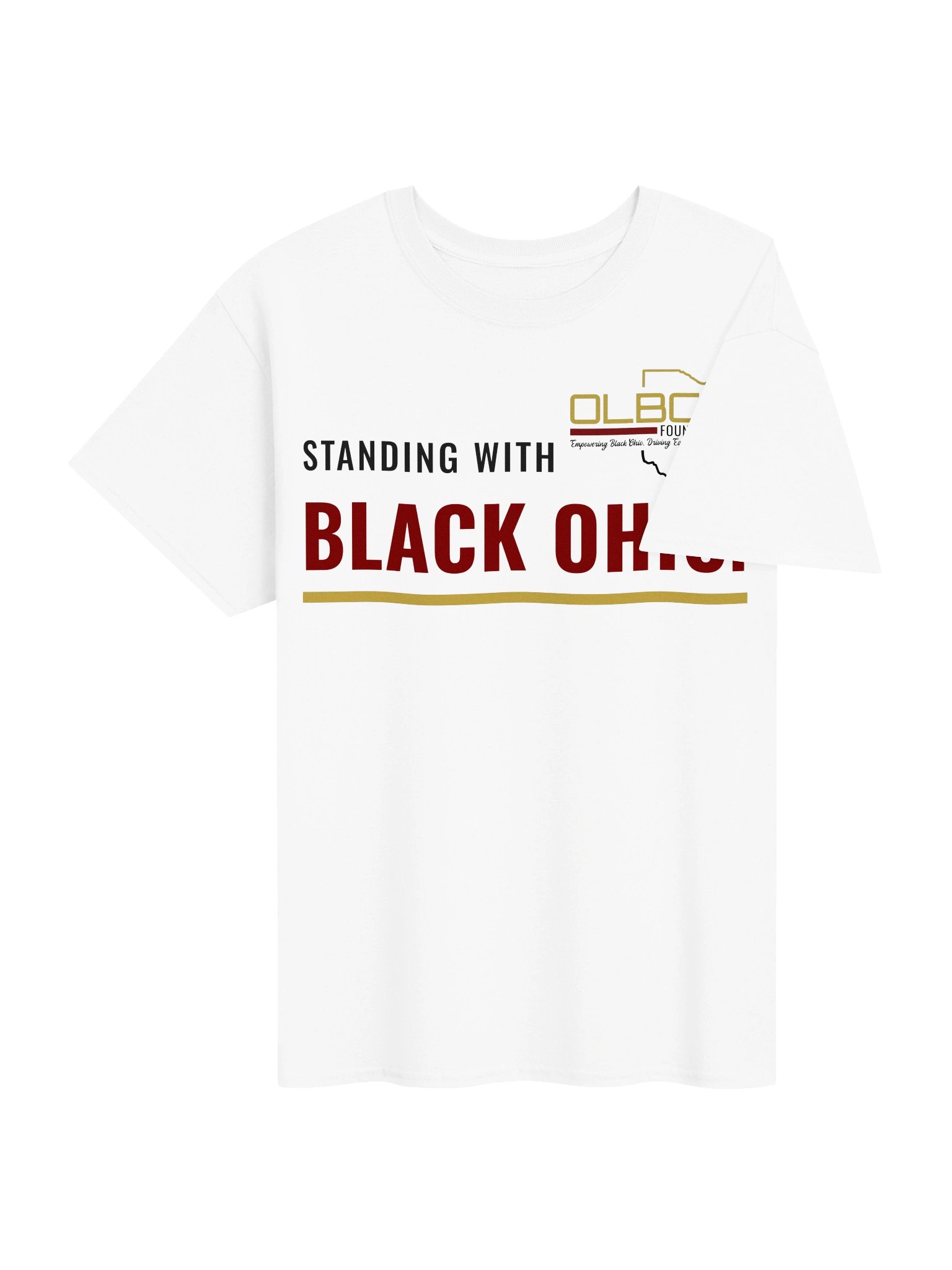 OLBCF Standing With Black Ohio Tee (White) product image (3)