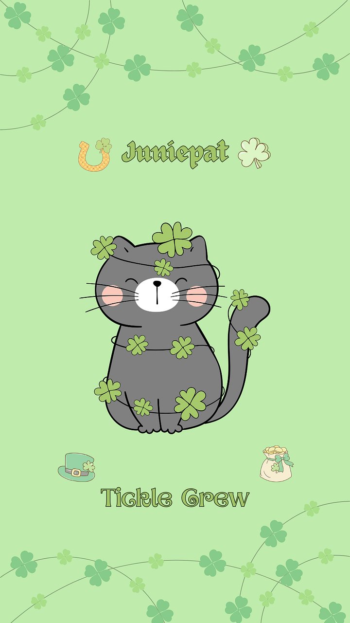 Juniepat St. Patrick's 2026 Phone Wallpaper product image (1)
