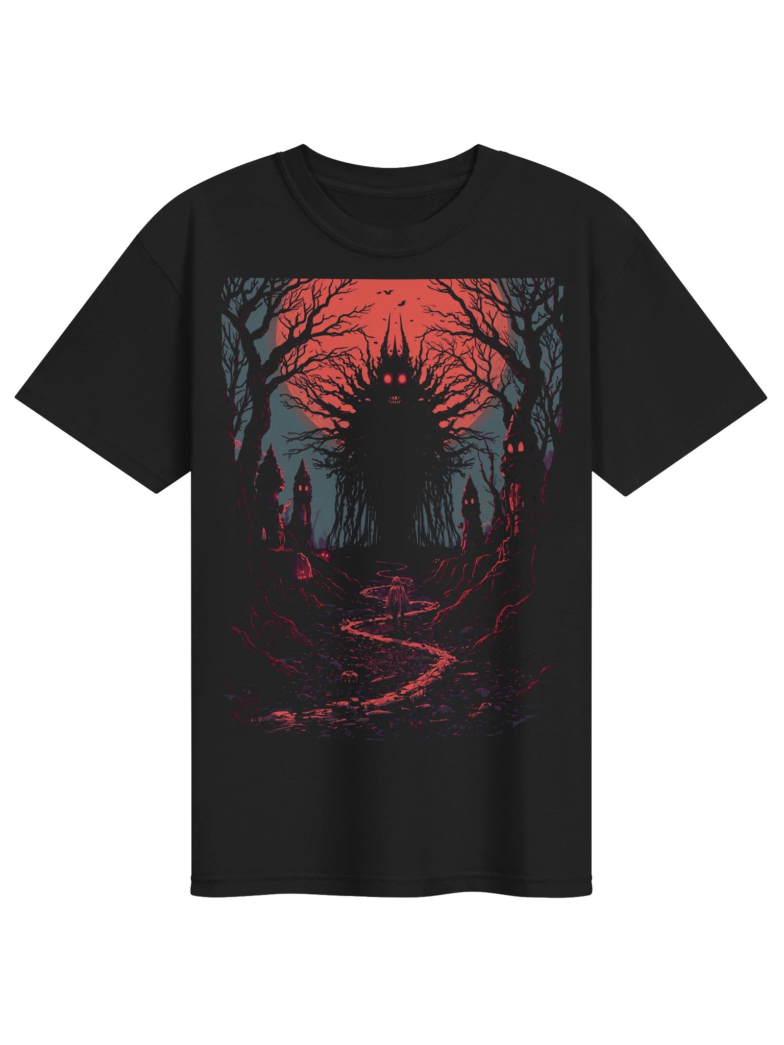 Red Moon Horror Spirit Heavyweight T-Shirt product image (1)