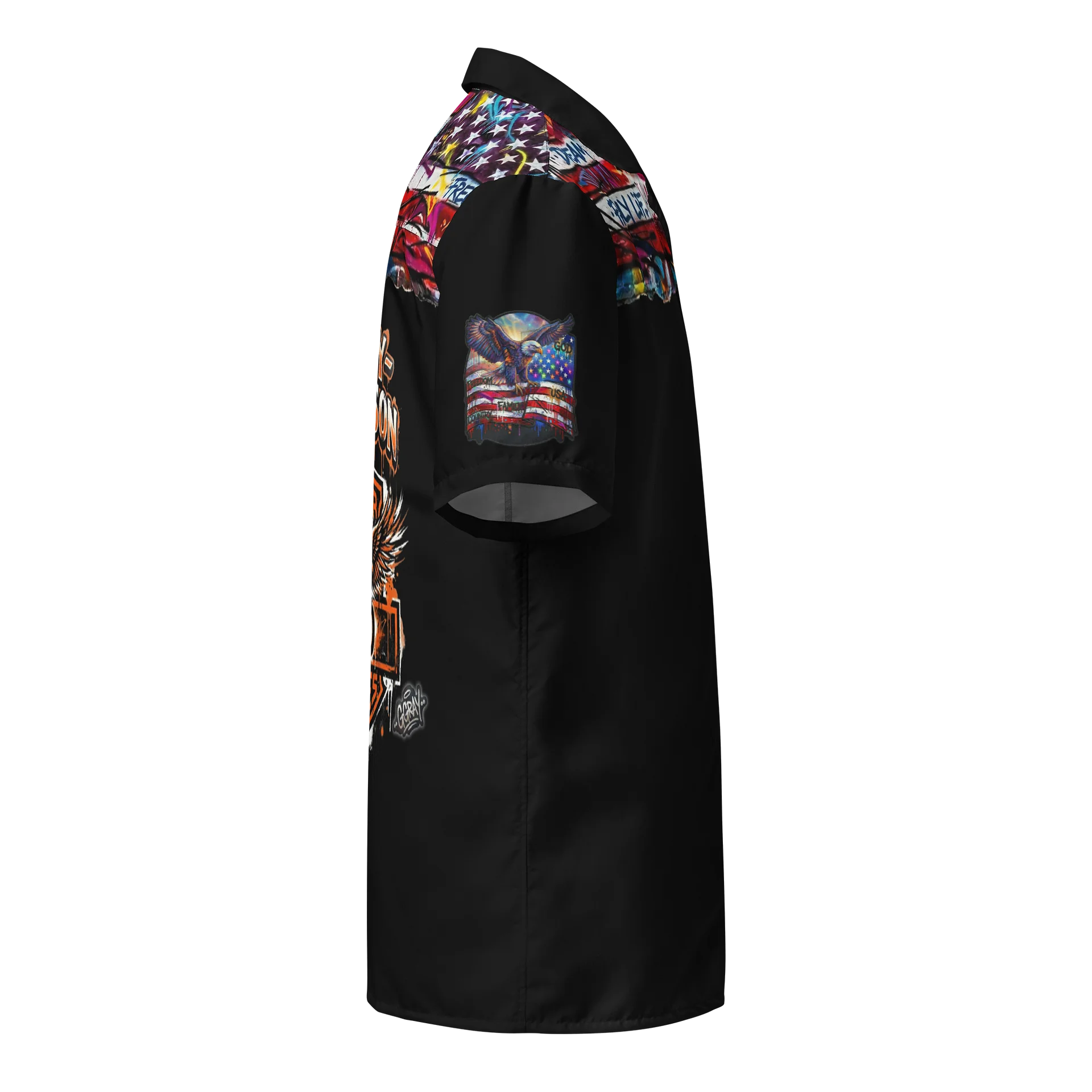 MötoGraffitti Ole Harley Iron Motorcycle Club Shirt product image (4)
