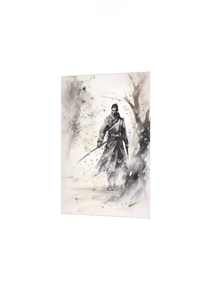 武士 | Japanese Muted Watercolor Wall Art Collection product image (2)