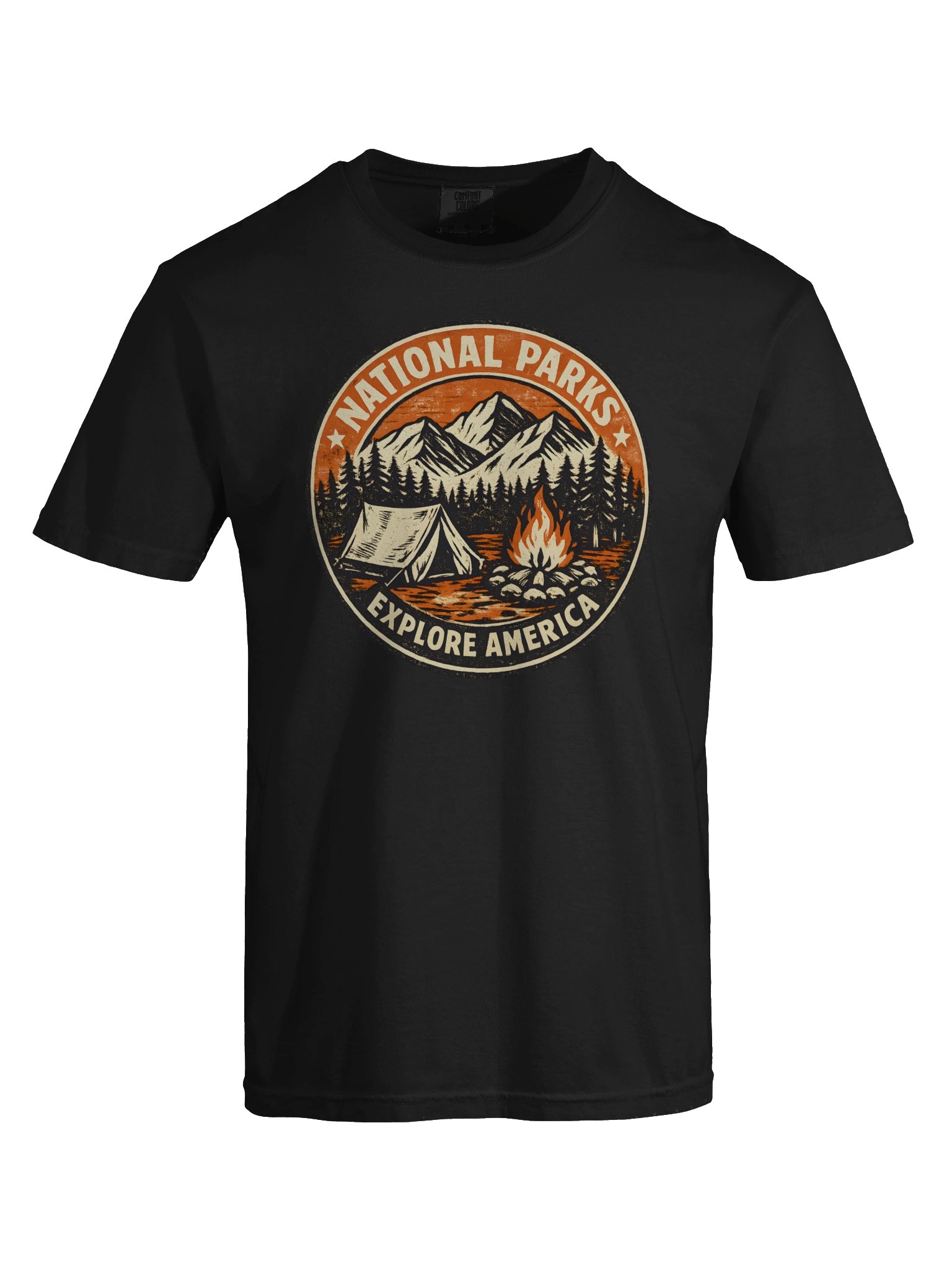 National Parks T-Shirt | Vintage Explore America Hiking Graphic Tee product image (5)