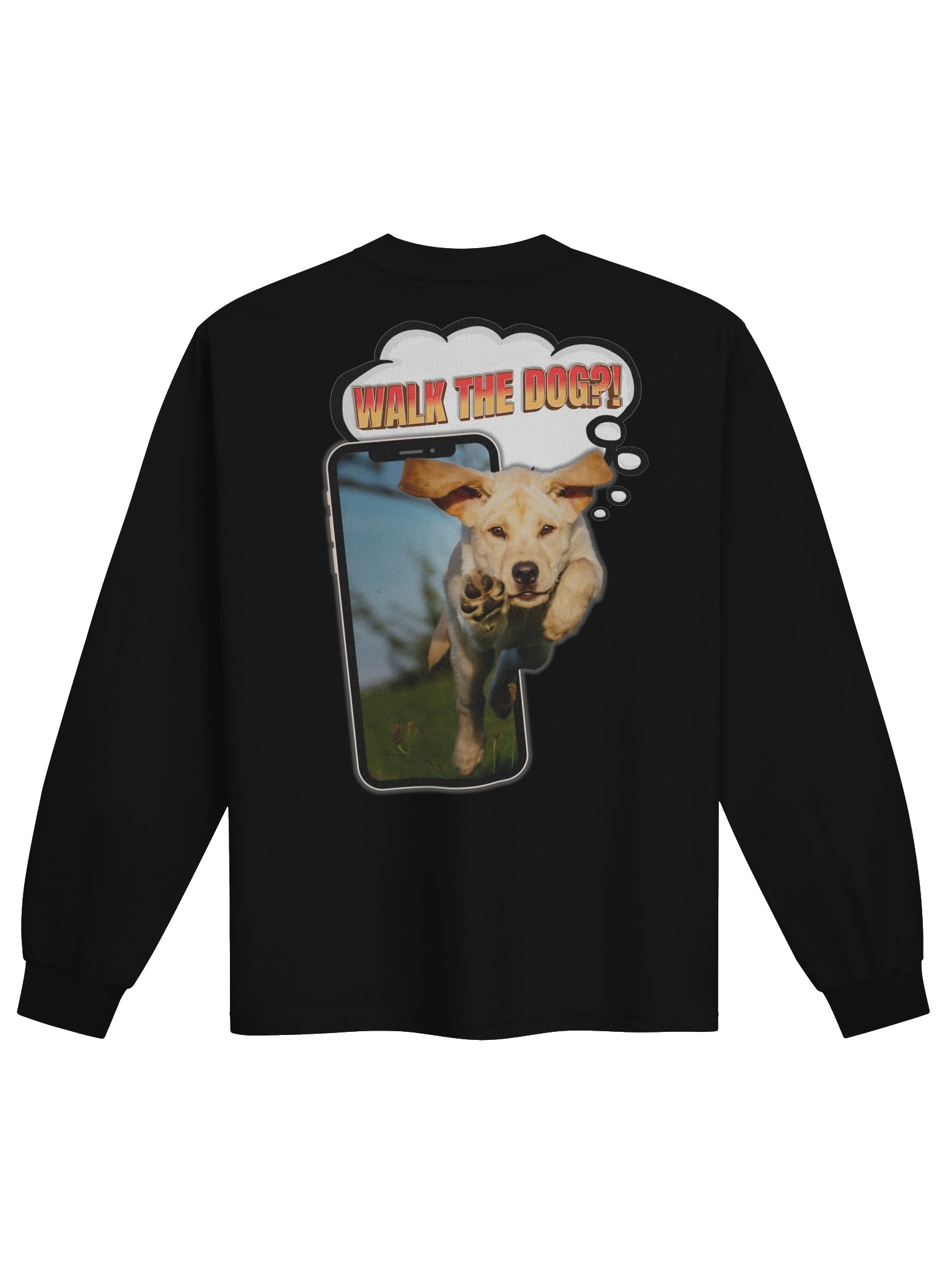 Walk the Dog Comfy Long Sleeve Shirt product image (1)