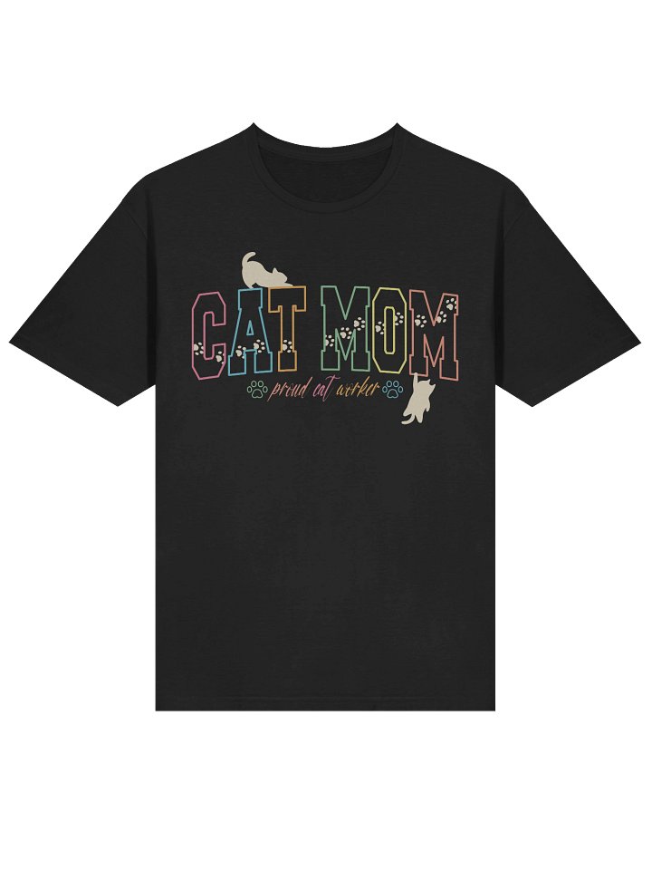 Cat Mom (proud cat worker) 2 - Unisex Adult Super Soft Lightweight T-shirt product image (1)