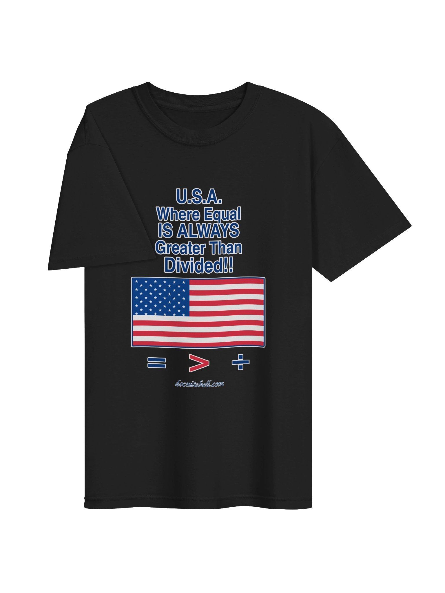 Equal Is Greater Than Divided USA Tee product image (38)