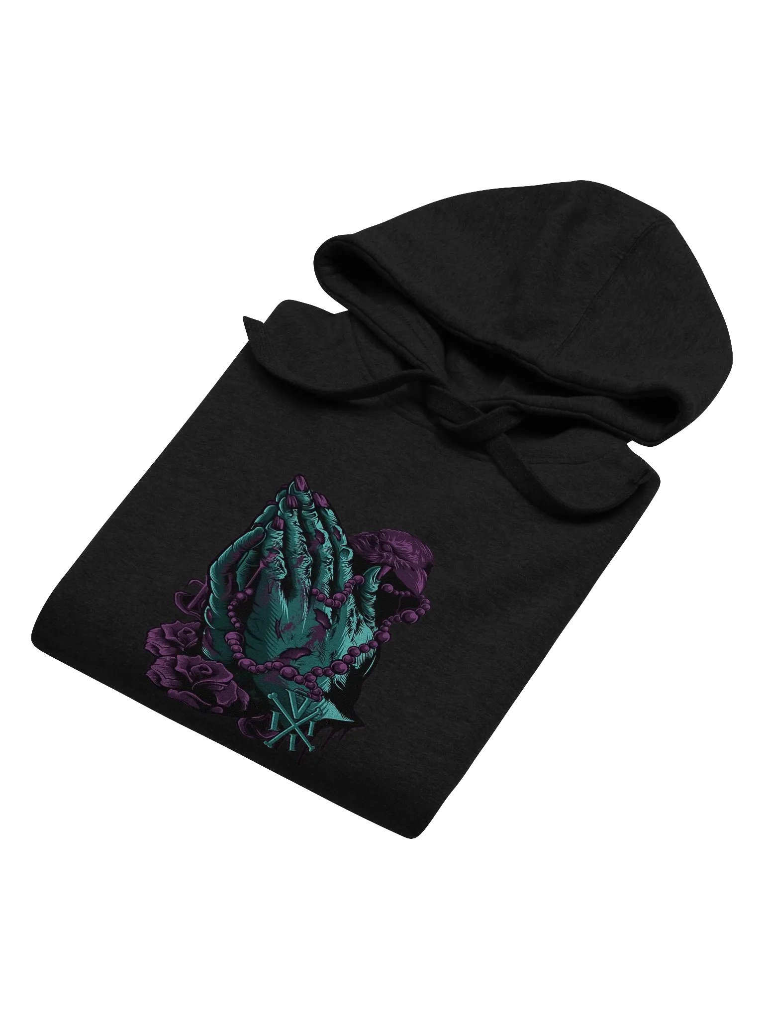 Vampire Prayer Front Printed Hoodie product image (6)