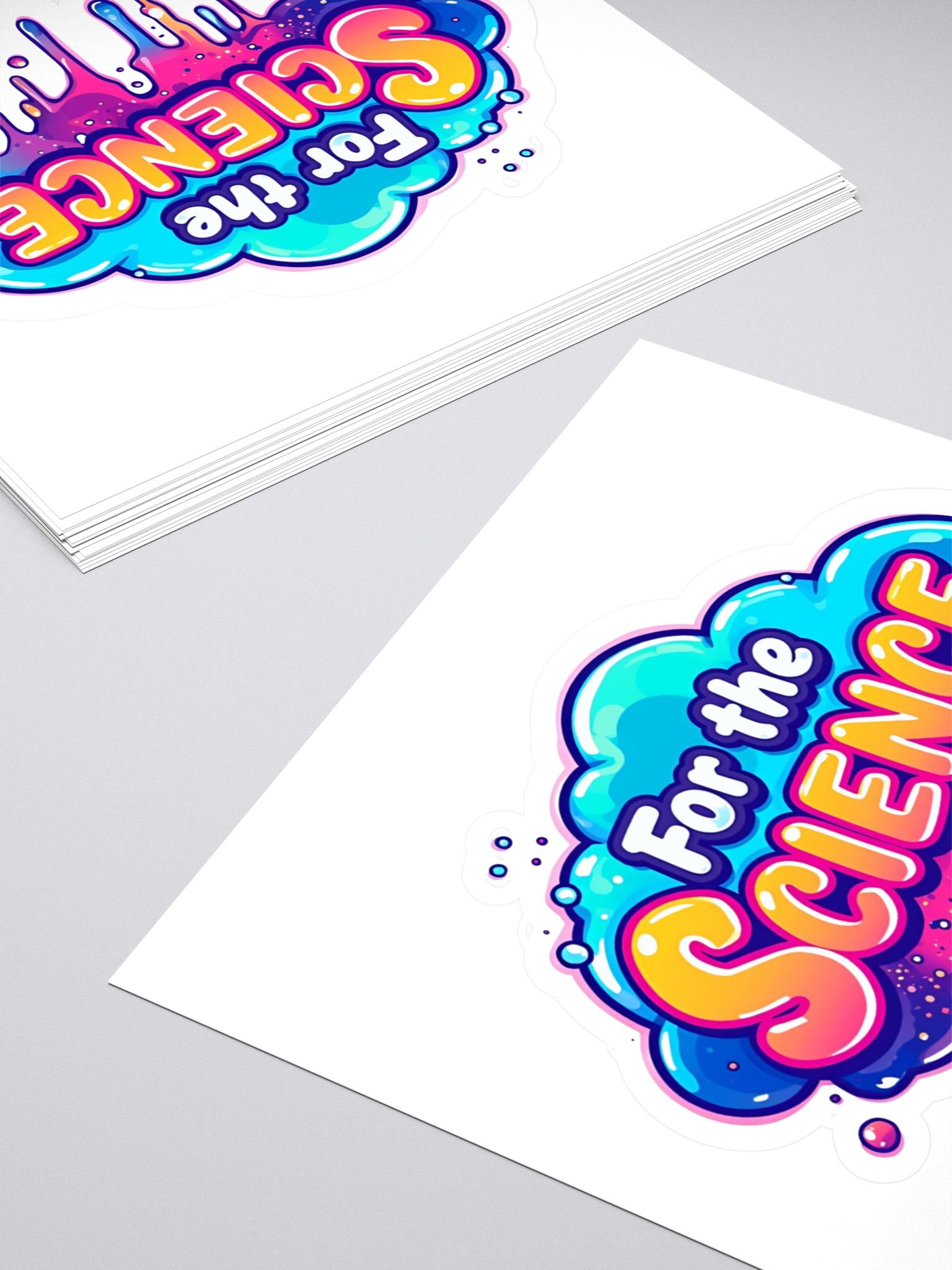 For the Science! Vinyl Stickers product image (4)