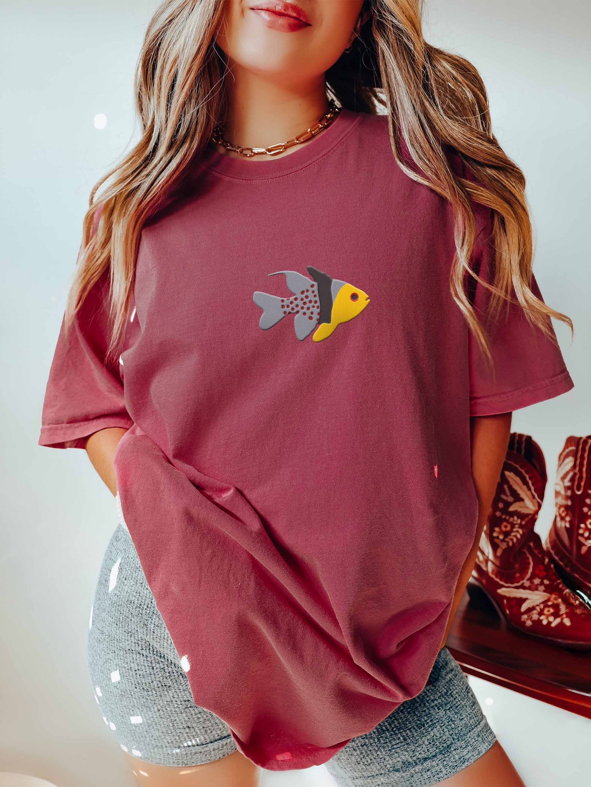 Pajama Cardinalfish Embroidered Premium Shirt | Saltwater Reef Aquarium Fish & Marine Life Apparel product image (2)