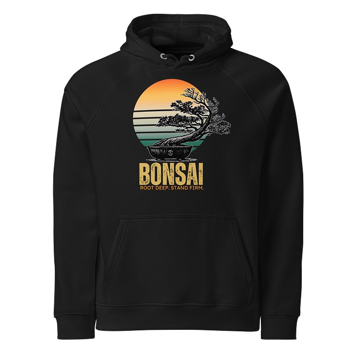 Sunset Bonsai Unisex Eco Hoodie product image (1)