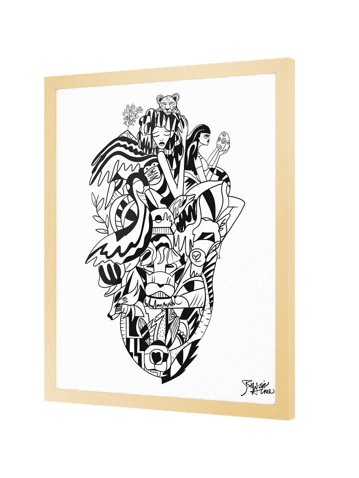 Framed Poster Wall Art: The Goddess Mother in Bloom product image (2)
