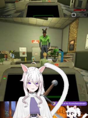 Kiki didn't take this well | #swordmaid on #Twitch #shiftatmidnight #vtube #collab #gaming #neko @kikiroid