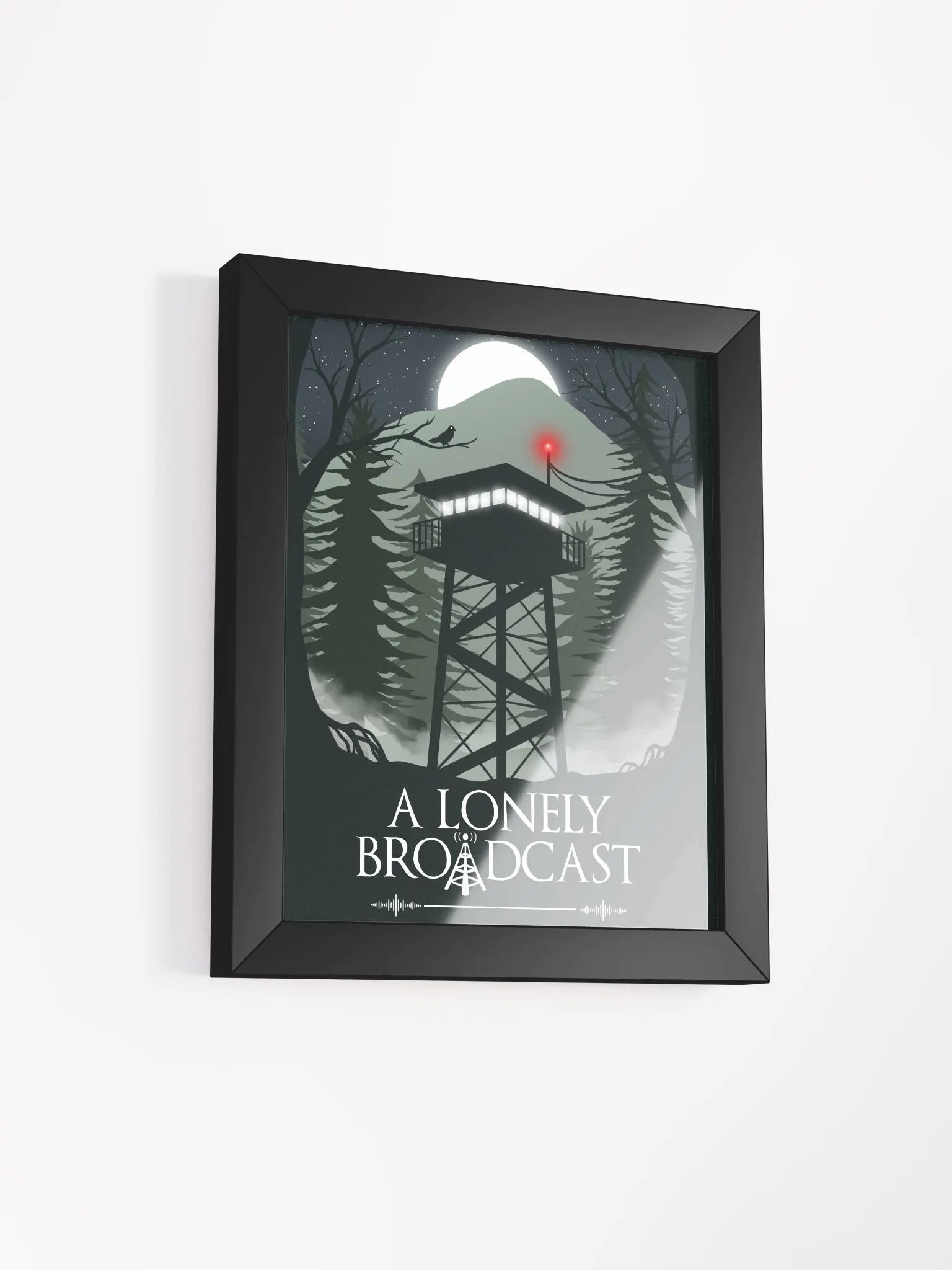 A Lonely Broadcast book cover poster (framed) product image (2)