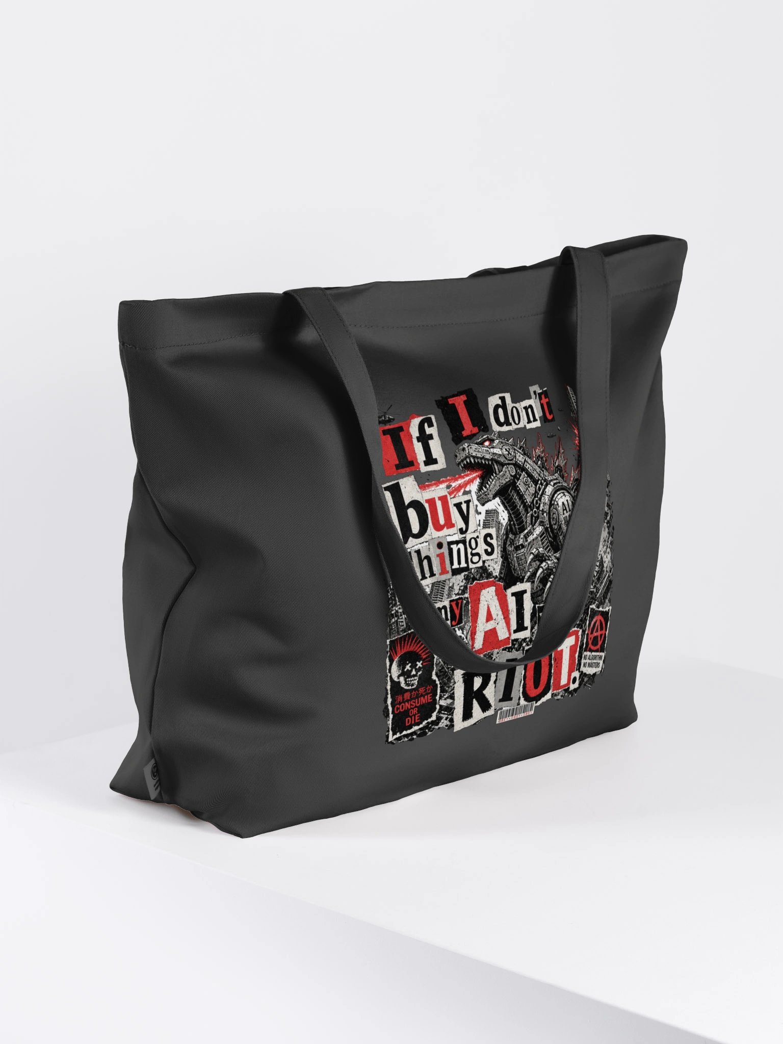 Rioting Mecha Zilla Tote Bag product image (7)