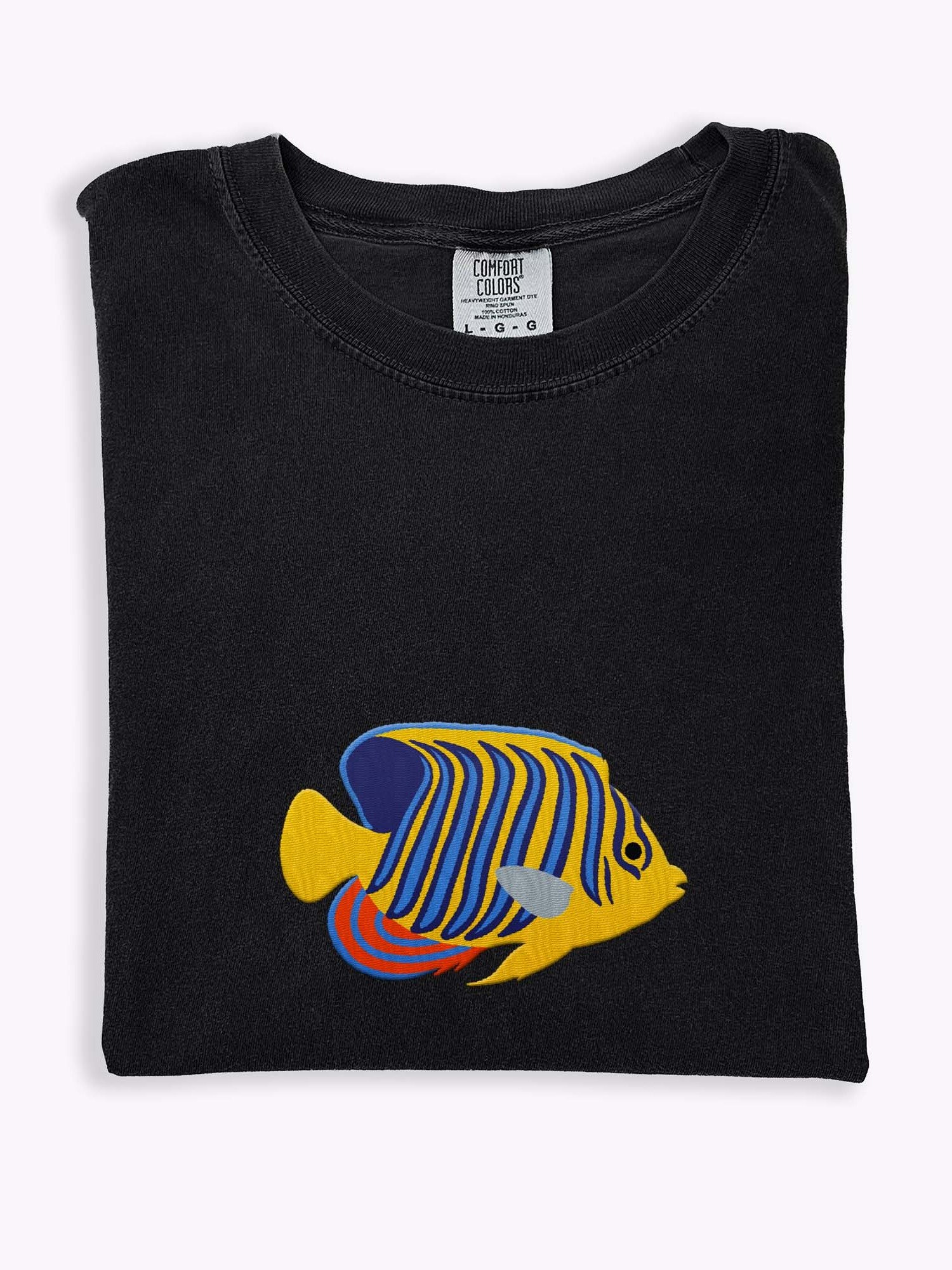 Regal Angelfish Premium T-Shirt (Embroidered) for Reef and Marine Aquarium Lovers product image (1)