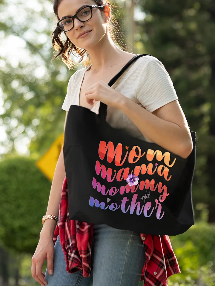 Mom, Mama, Mommy, Mothers Day Eco Tote Bag. product image (1)