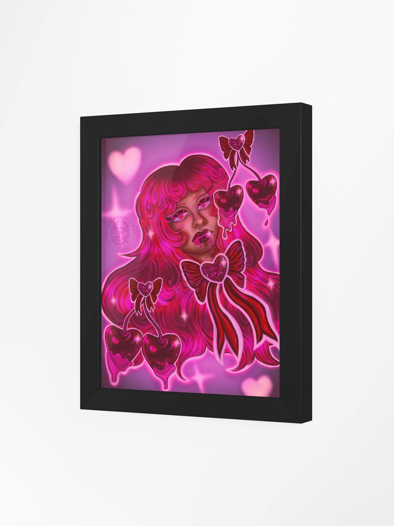 Framed Crushed💕🍒✨ Print product image (3)