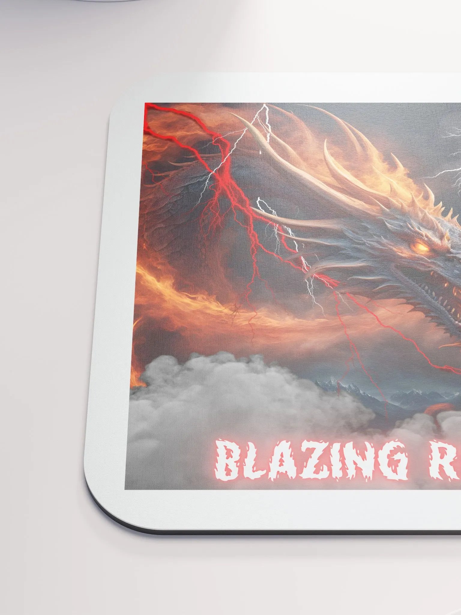 Blazing Dragon mouse pad product image (6)