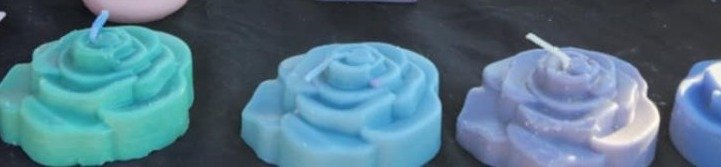 rose candle (set of 2) product image (1)