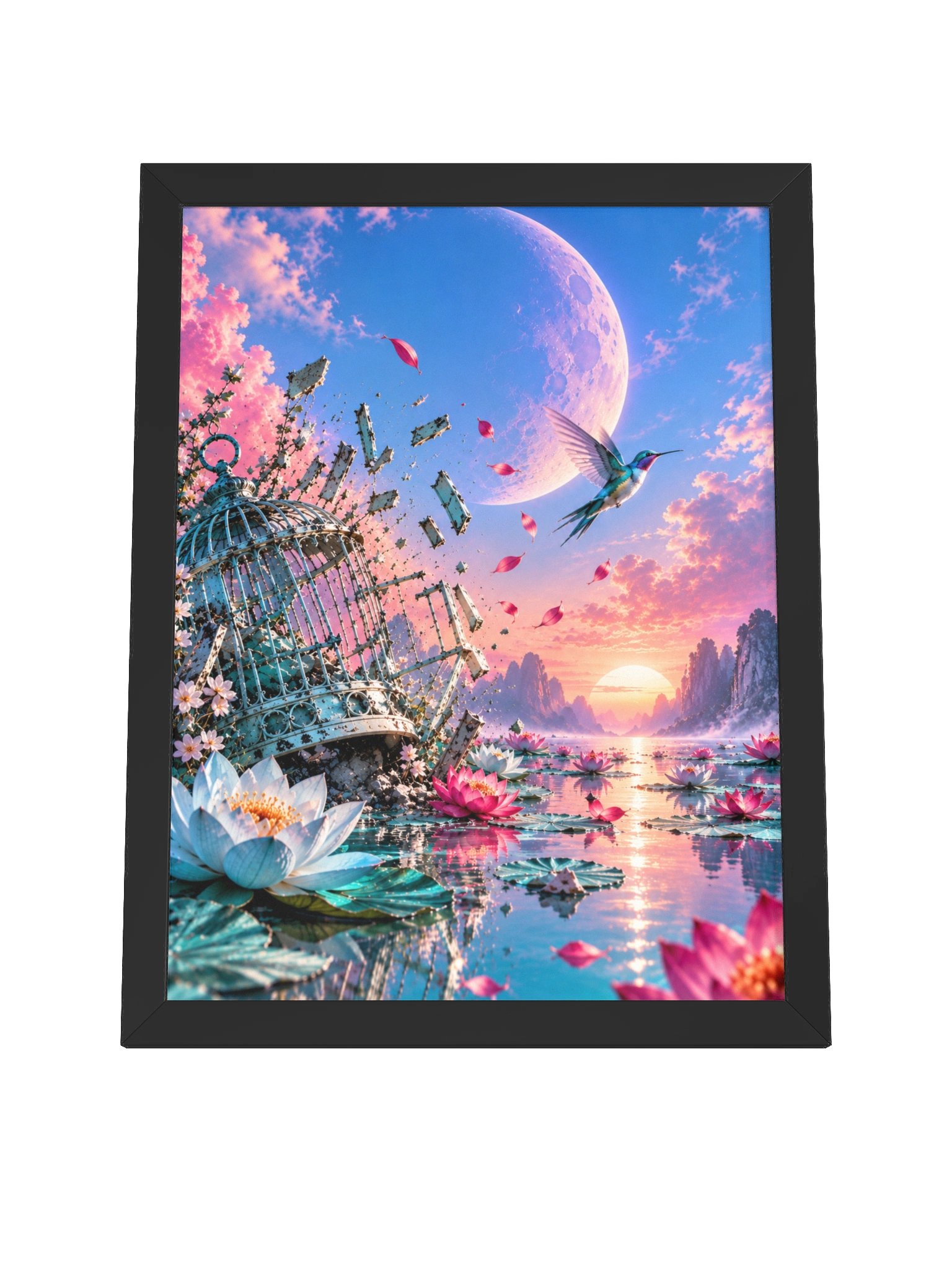 THE BREAKING POINT | Framed Art Print product image (8)