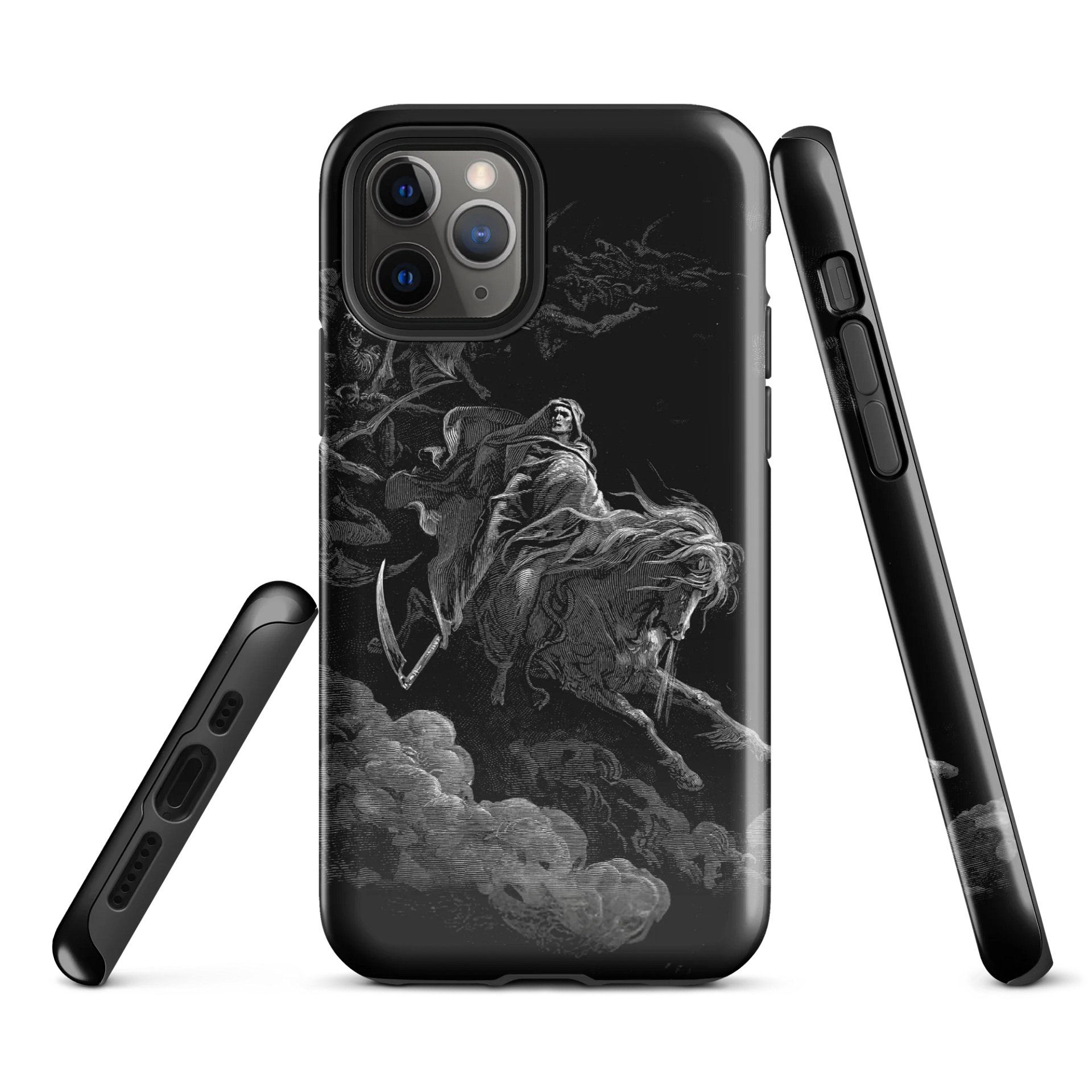 Gustave Doré – Revelation 6:8: Death on the Pale Horse (The Vision of Death) – iPhone® Tough Case product image (3)