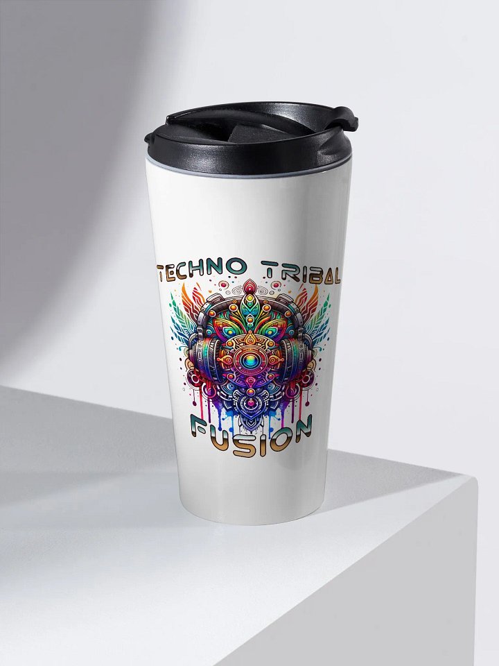 Techno Tribal Fusion Travel Mug product image (1)