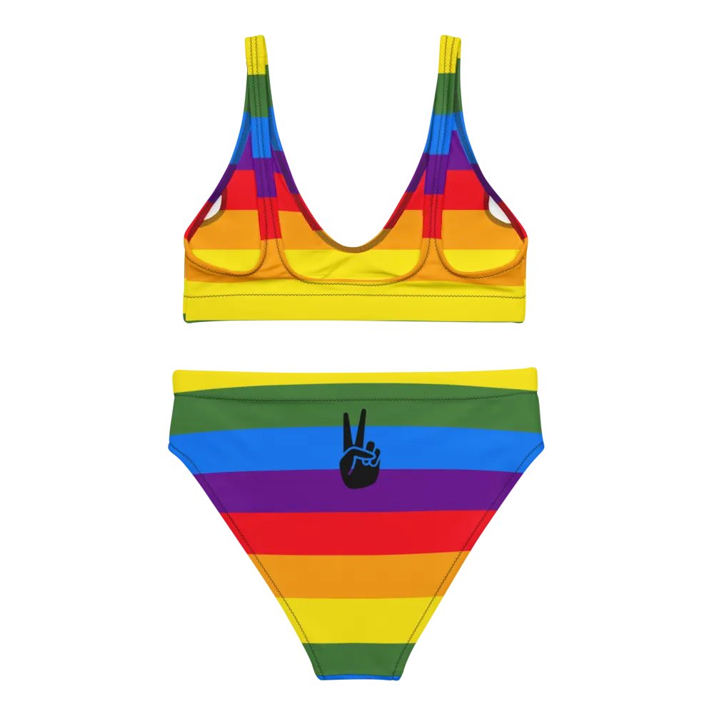 Vibrant Stripes Recycled Bikini Set product image (2)