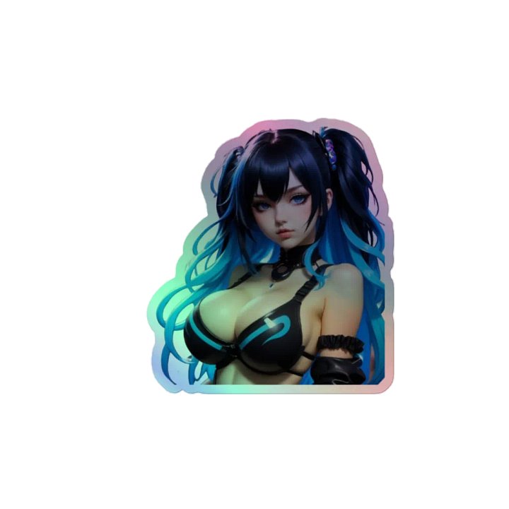 Ethereal Anime Fantasy Holographic Sticker Sheet product image (2)