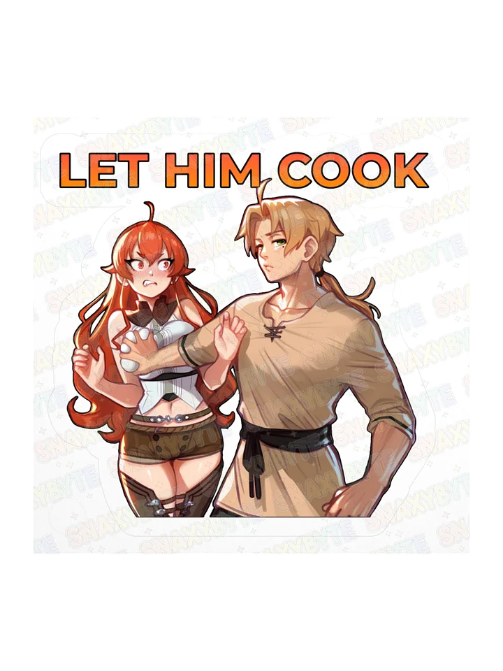 Let Him Cook - Anime Meme Sticker product image (1)
