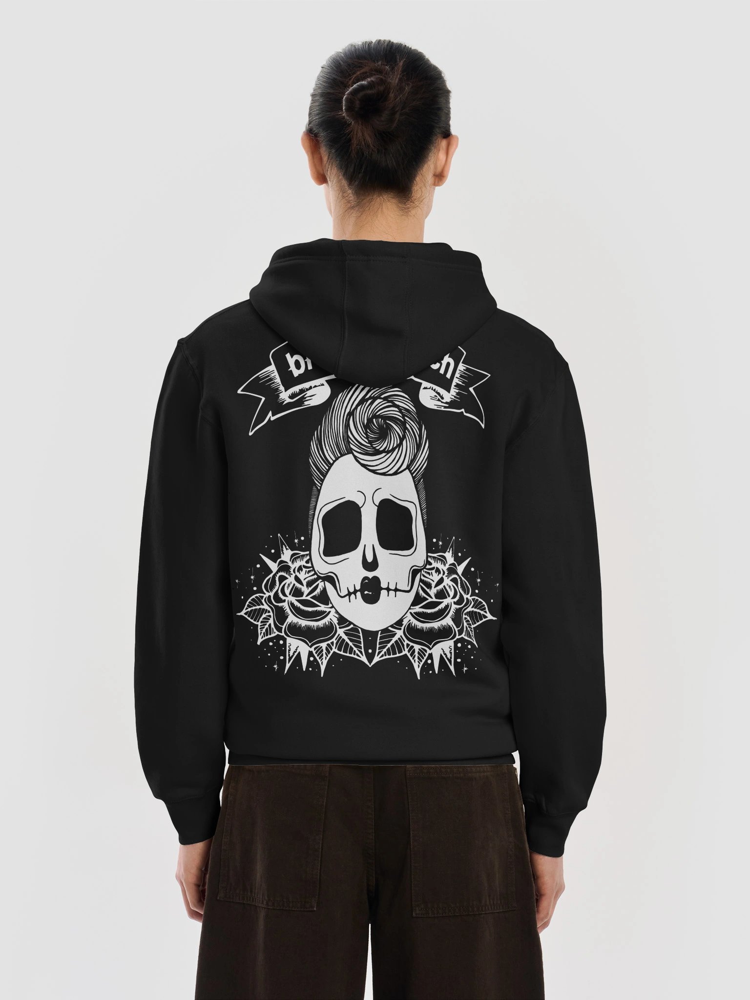 Broken Peach – Unisex Classic Skull Special Edition Zip Hoodie II product image (6)