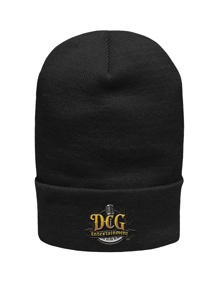 DCG Entertainment custom music icon logo. Warm Cuffed Beanie product image (1)