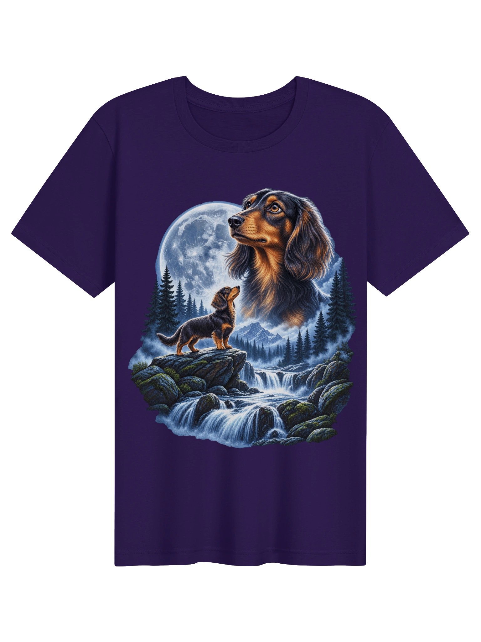 Wilderness Moon Dachshund Tee product image (1)