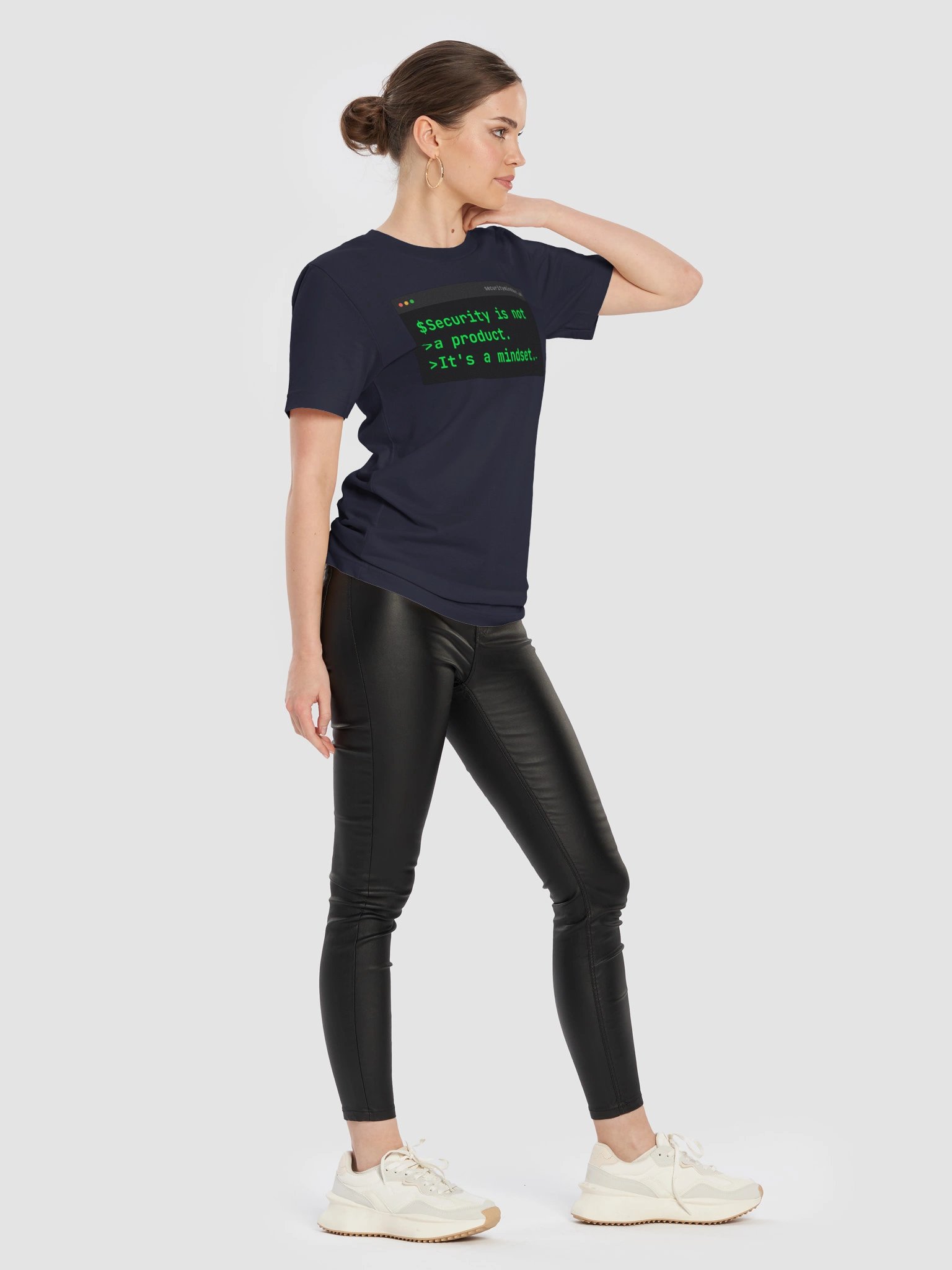 Security Is A Mindset T-Shirt | Cybersecurity Terminal Tee product image (4)