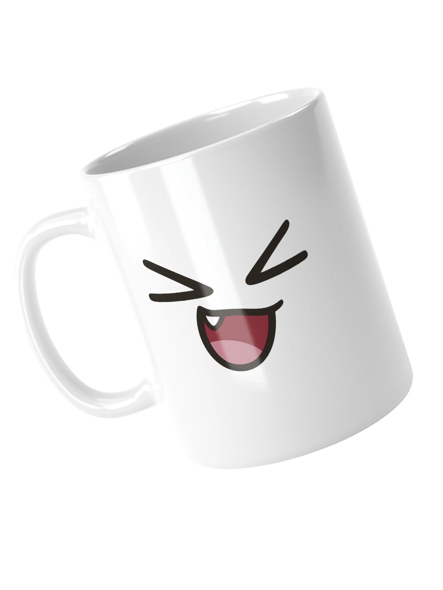 GiggleBlock Laughing Face Mug — Roblox Style Emote Cup product image (4)