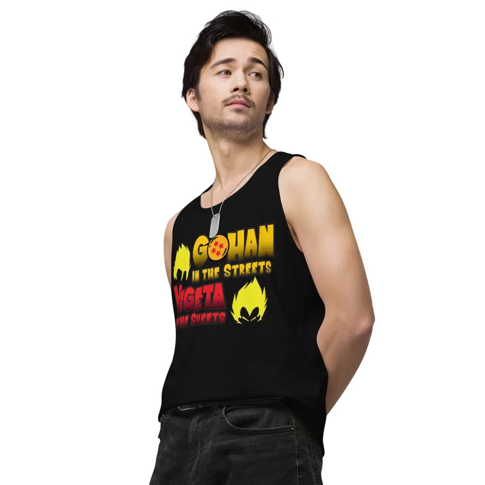 Gohan in the streets Colored Tank product image (4)