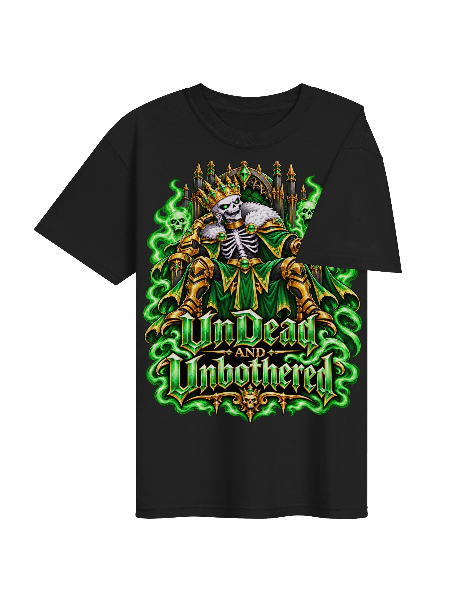 Undead and Unbothered Tee (Green) product image (4)