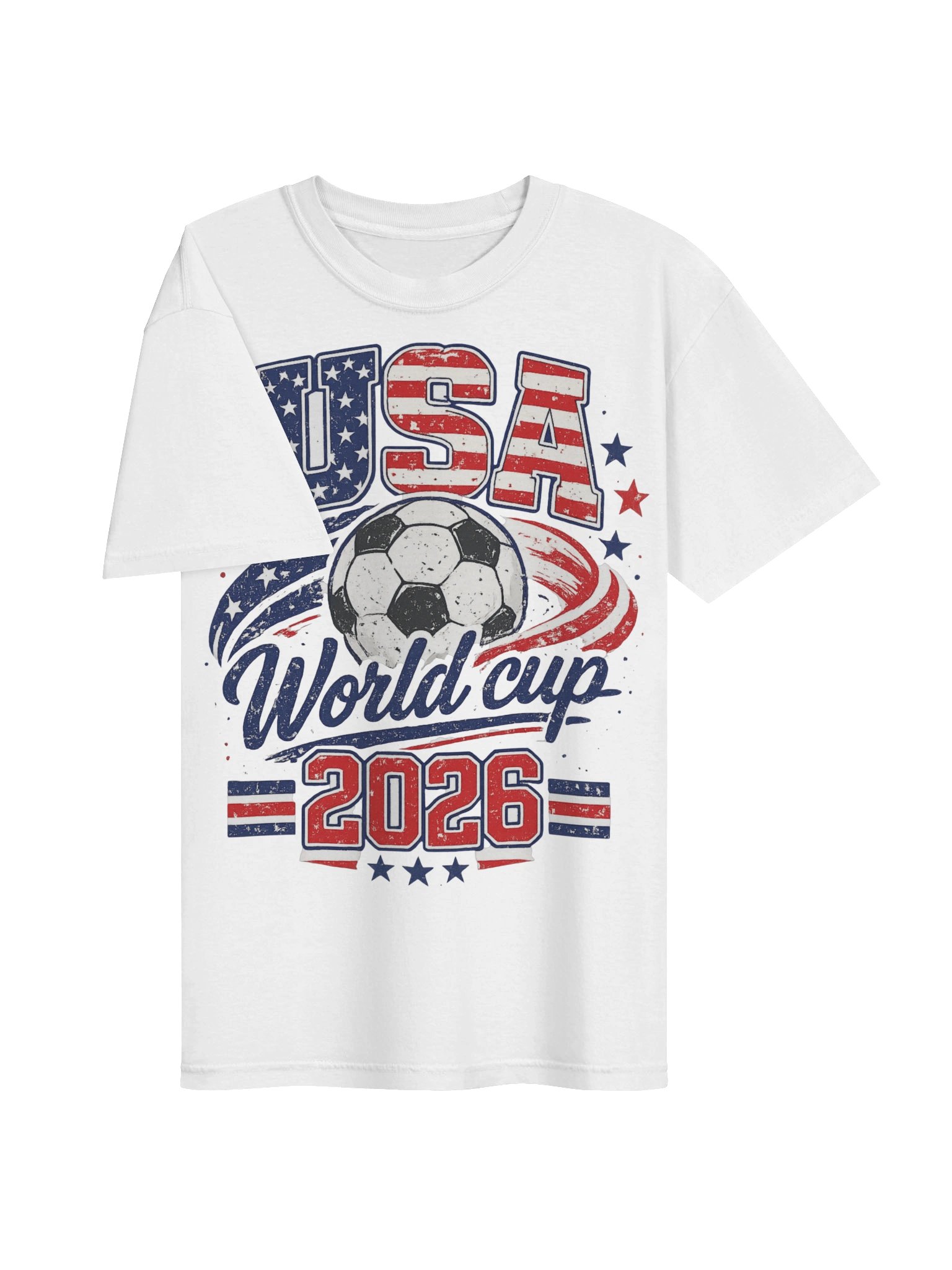 USA World Cup 2026 Retro Patriotic Soccer Graphic Tee product image (27)