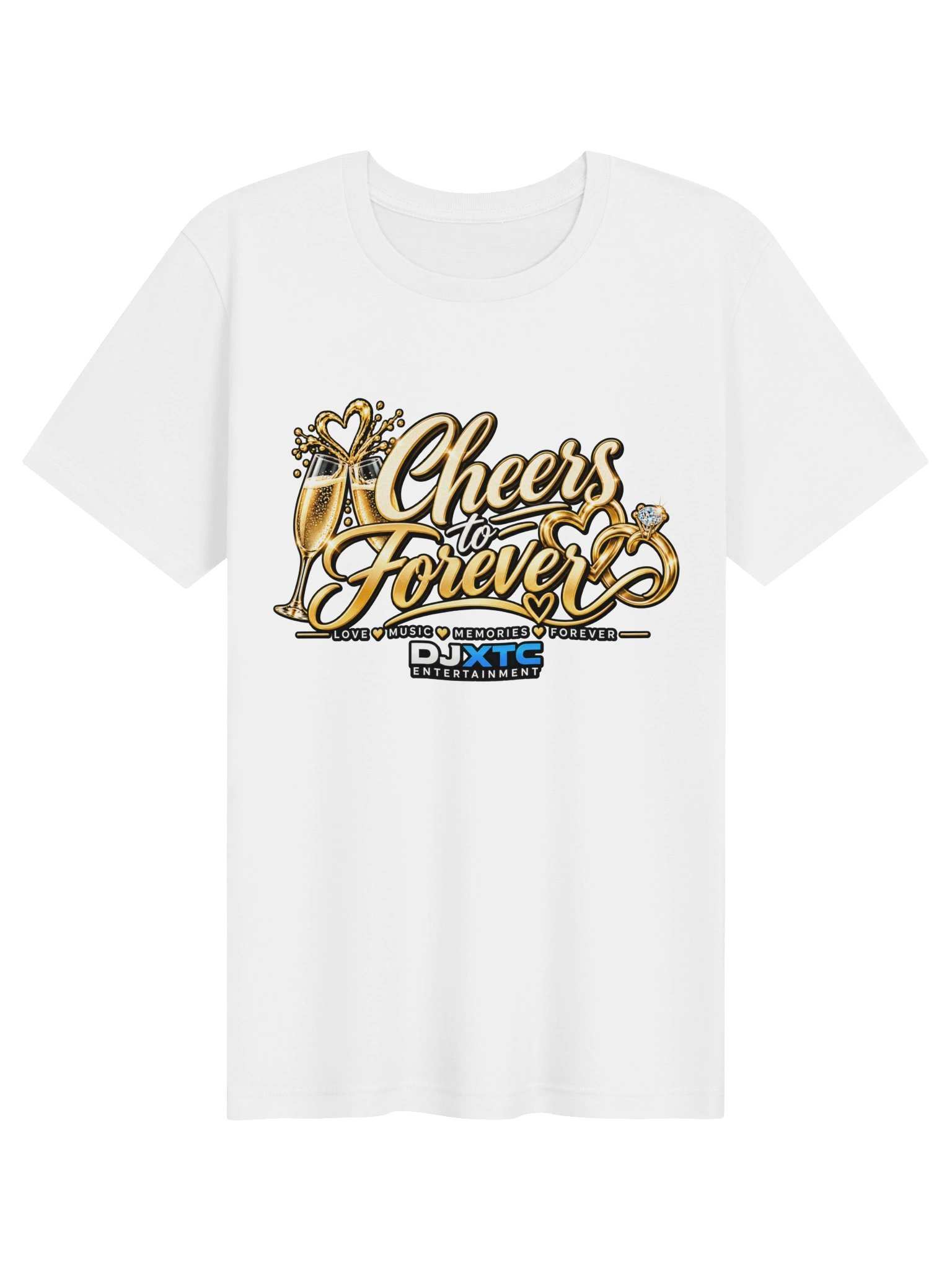 Cheers to Forever — Wedding Celebration Tee product image (1)