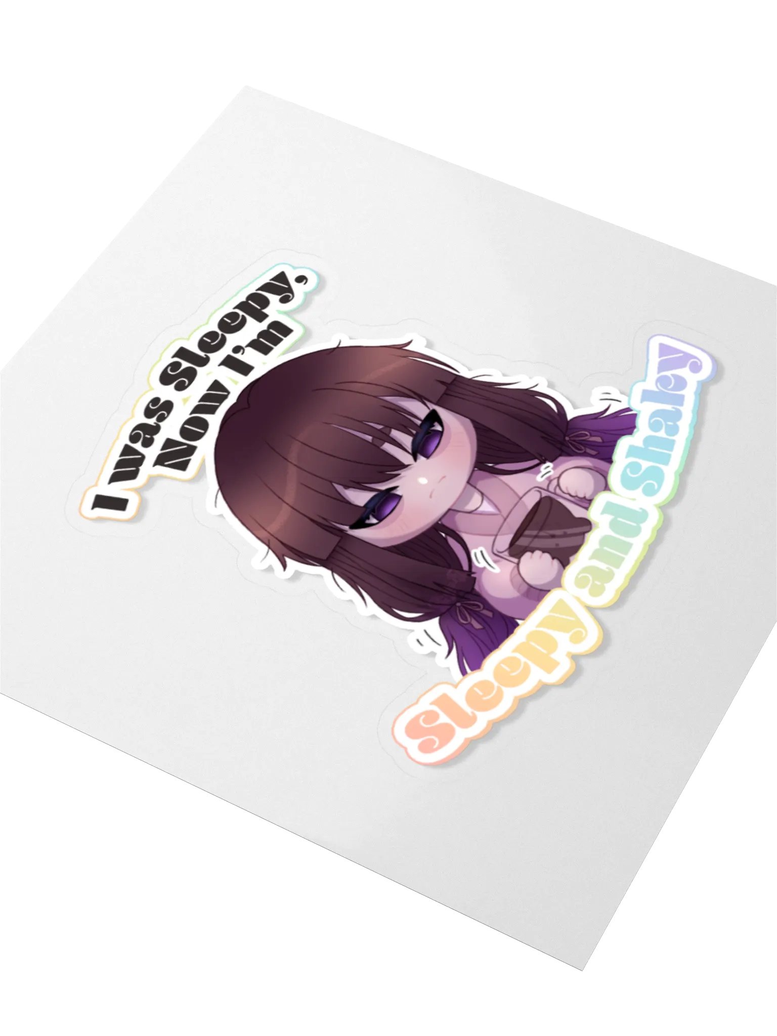 caffeinated sticker product image (3)