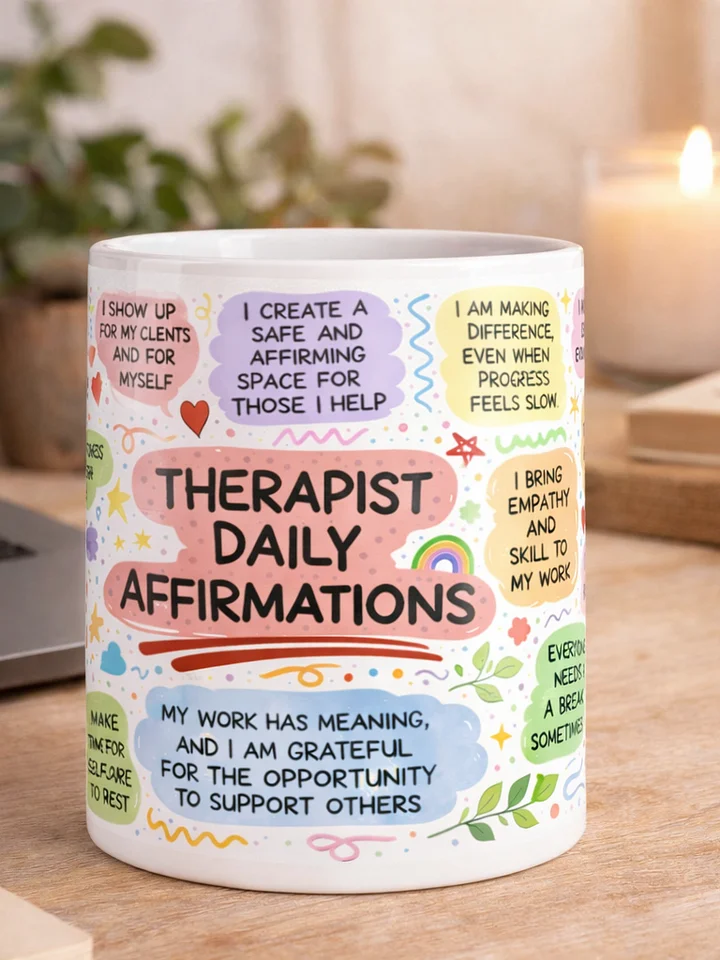 Therapist Daily Affirmations Ceramic Mug product image (1)