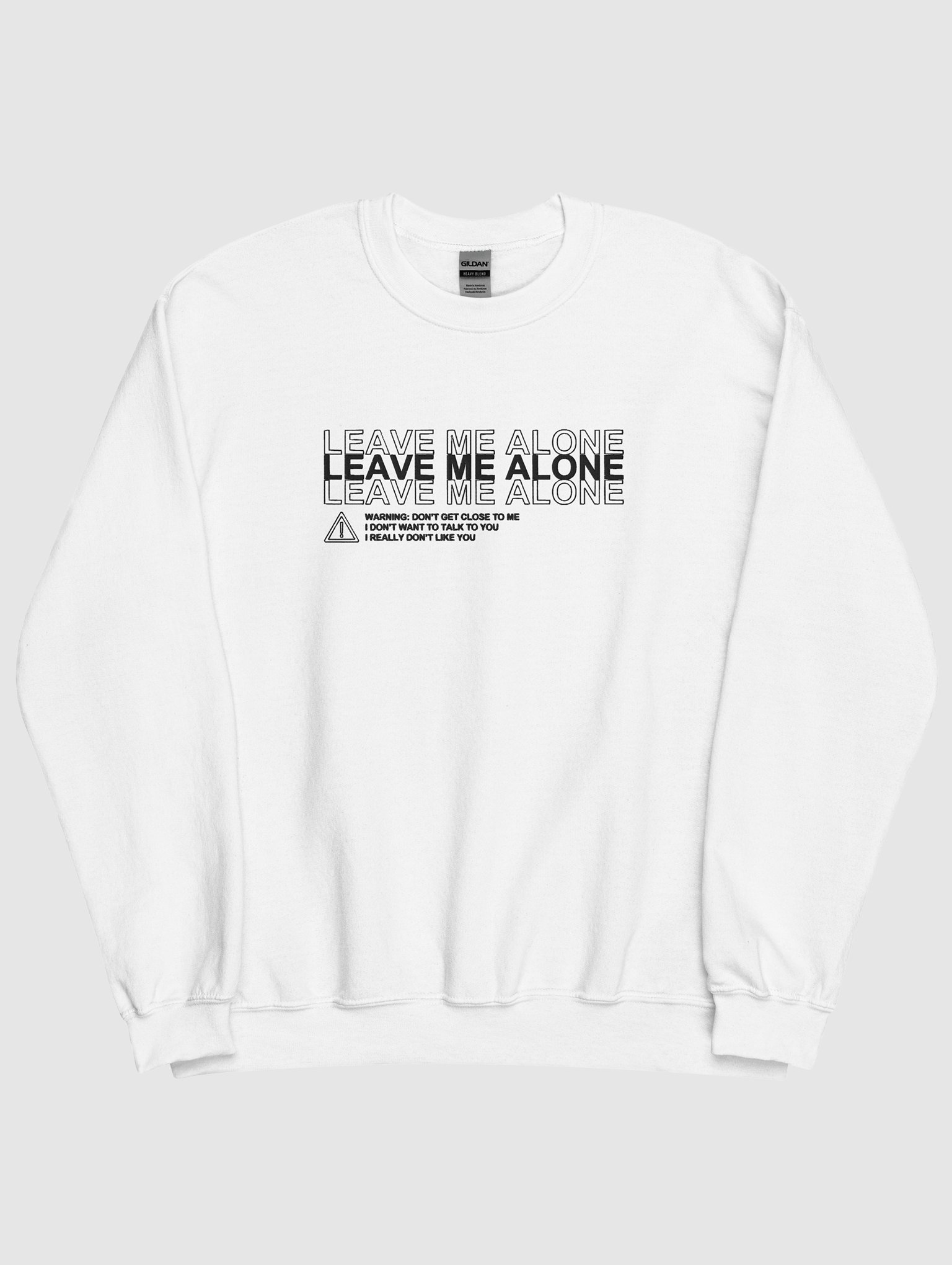 Leave me alone - Sweatshirt product image (1)