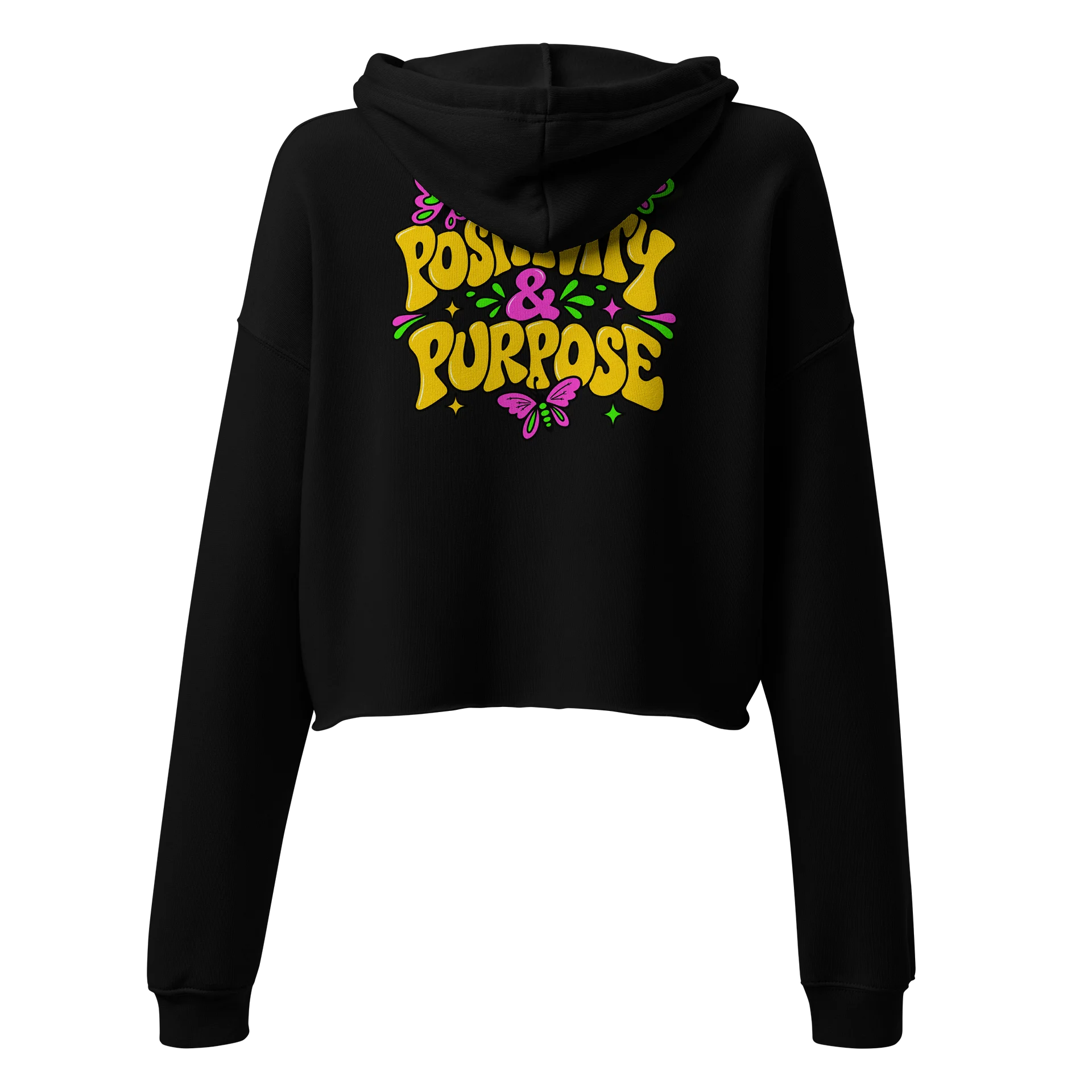 2P Butterfly Crop Hoodie product image (1)