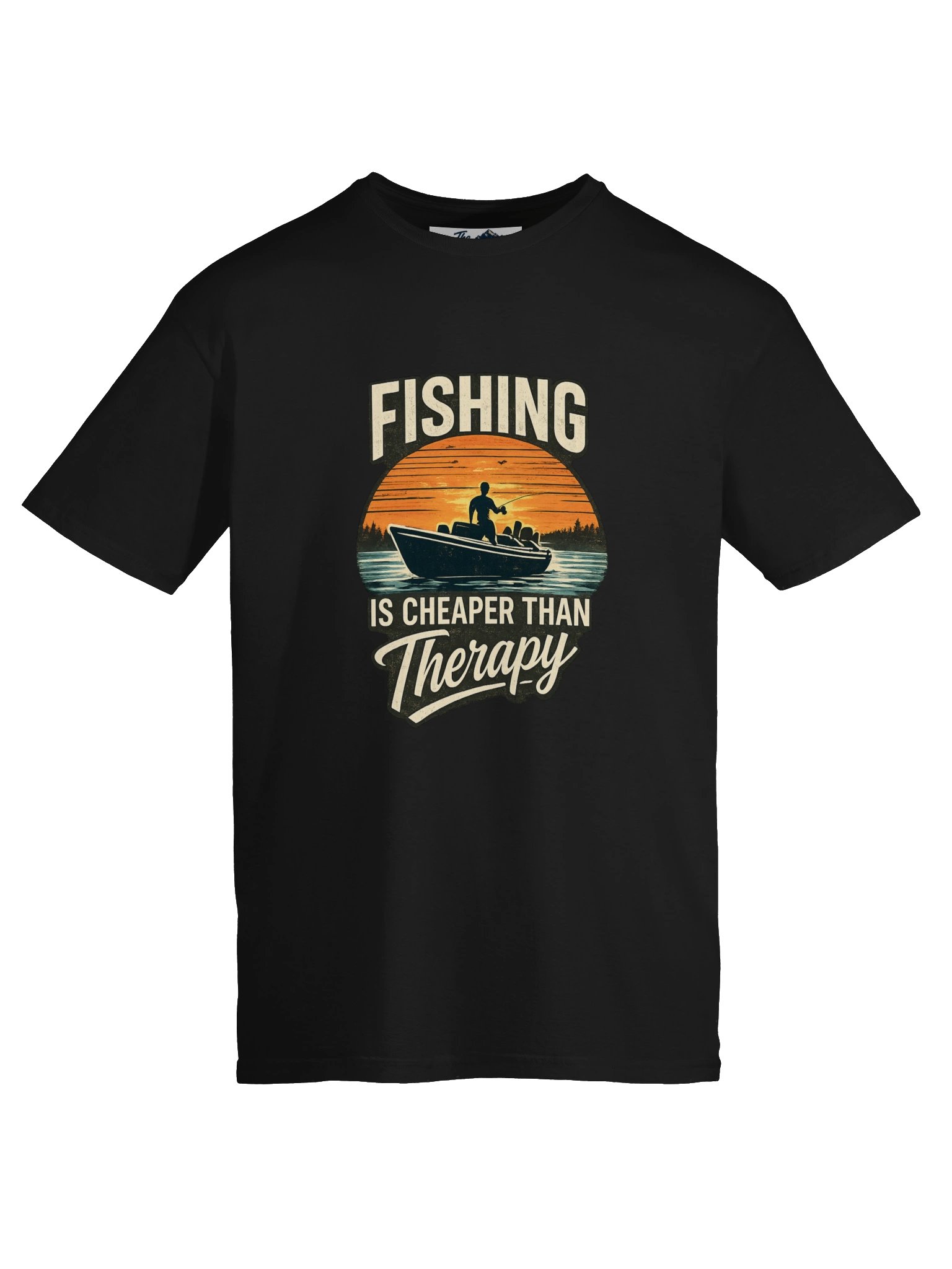 Fishing is Cheaper Than Therapy 2 T-shirt product image (5)