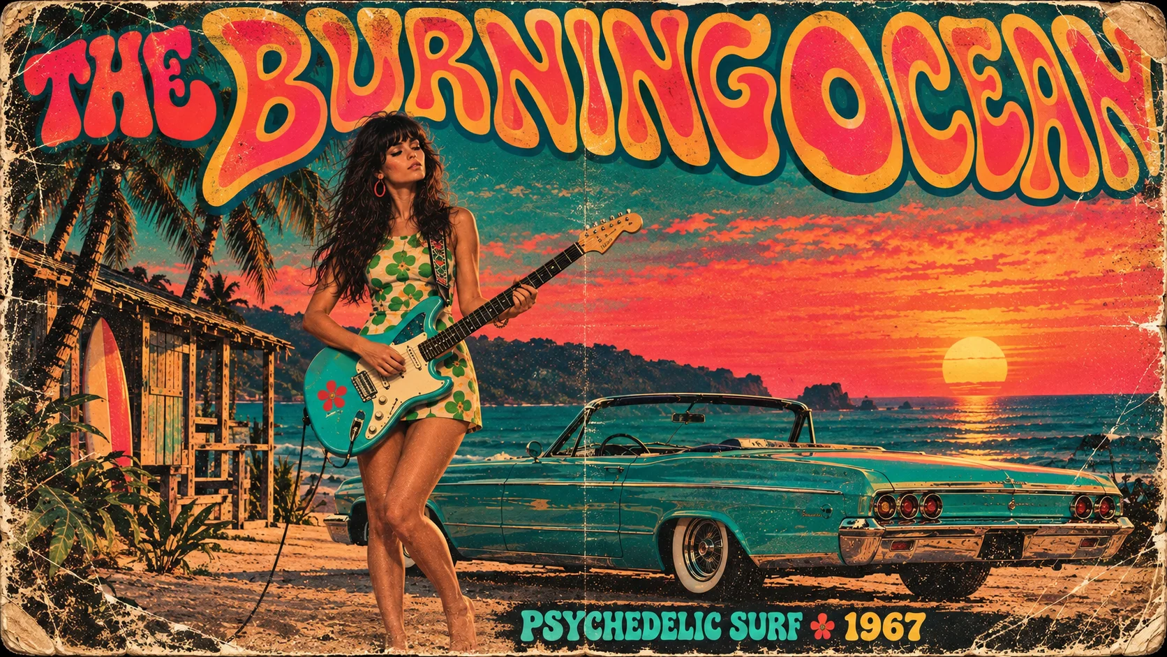 THE BURNING OCEAN - Lost 1967 Psychedelic Surf Rock Album product image (1)