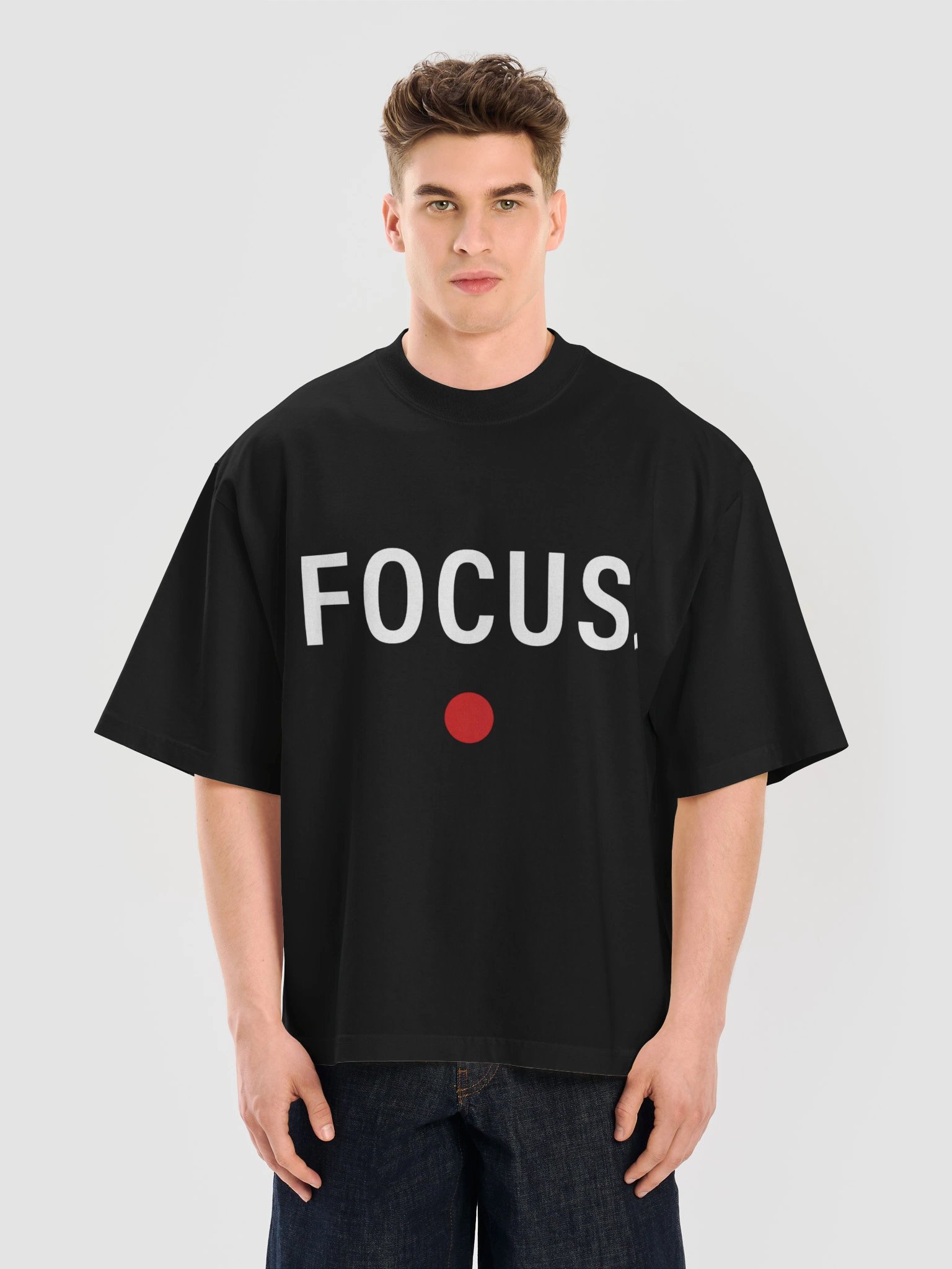 Eliminate Distractions. - Heavyweight Oversized Tee product image (5)