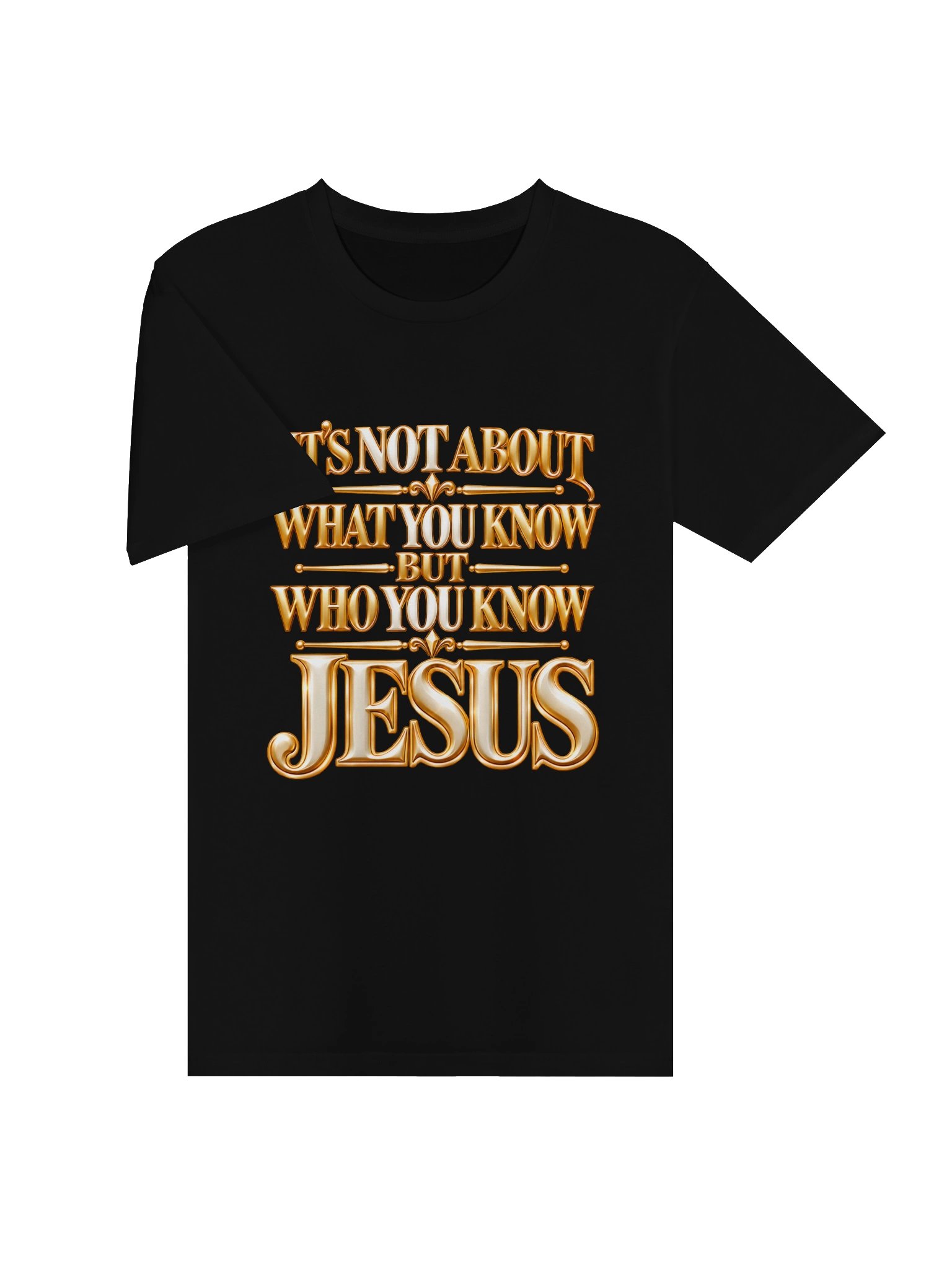Who You Know: JESUS Champagne Gold Edition T-Shirt product image (3)
